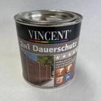 Vincent 2 in 1 Houtlak Beschermende Lak Mahonie Rood 375ml, Doe-het-zelf en Verbouw, Verf, Beits en Lak, Nieuw, Ophalen of Verzenden
