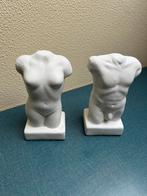 Leuk Setje Stenen Torsie Beeldjes , ca 16 cm hoog ,, Ophalen of Verzenden, Gebruikt, Mens