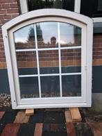Houten raamkozijn met glas, Doe-het-zelf en Verbouw, Kozijnen en Schuifpuien, Ophalen, Gebruikt, Hout, Raamkozijn