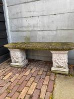 Betonnen tuinbank, Ophalen, Gebruikt