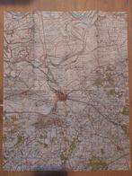 45W / stafkaart uit 1939 van 's Hertogenbosch - Den Bosch, Boeken, Atlassen en Landkaarten, Gelezen, Ophalen of Verzenden, Landkaart