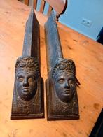 Oude Gietijzeren Vuur Bokken, Ophalen of Verzenden