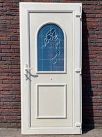 Nieuwe kunststoffen voordeur incl kozijn hr++ H 210 x B 100, Doe-het-zelf en Verbouw, Kunststof, Deurkozijn, Nieuw, 150 tot 225 cm