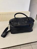 leren dames tas borse & pelle donker blaauw, Sieraden, Tassen en Uiterlijk, Tassen | Damestassen, Ophalen of Verzenden, Nieuw