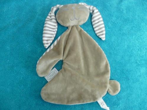 Bruin velours haas konijn gestreepte oren achterkant Funnies, Kinderen en Baby's, Speelgoed | Knuffels en Pluche, Zo goed als nieuw