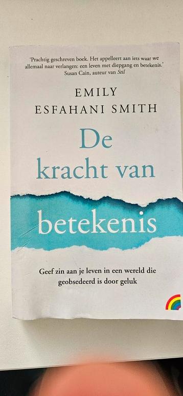 De Kracht van Betekenis - Emily Esfahani Smith beschikbaar voor biedingen