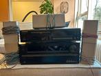 Complete Onkyo geluidsset met versterker en subwoofer, Gebruikt, 70 watt of meer, 5.1-systeem, Overige spelers
