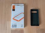 Spigen Liquid Air case en screen protector Google Pixel 7a, Ophalen of Verzenden, Zo goed als nieuw, Hoesje of Tasje