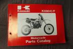 Kawasaki KX80 E / F1982 motorcycle parts catalogue KX 80 E1, Motoren, Ophalen of Verzenden, Kawasaki