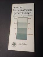 Waarom Homeopathische Geneeskunde? - Jaap Huibers, Gelezen, Achtergrond en Informatie, Ophalen of Verzenden, Jaap Huibers