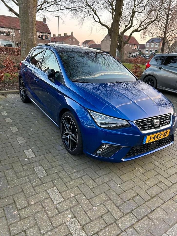 Seat Ibiza 1.0 Ecotsi 95pk 2020 Blauw, Auto's, Seat, Particulier, Ibiza, ABS, Achteruitrijcamera, Adaptive Cruise Control, Airbags
