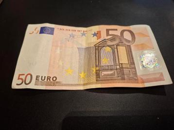 2002 Italië 50 euro oude serie Trichet printcode J050 beschikbaar voor biedingen