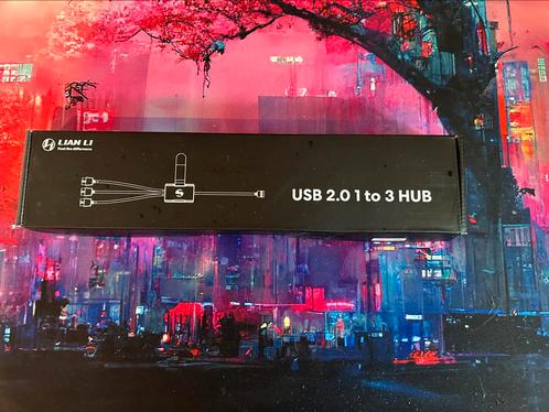 Lian Li PW-U2HB USB Converter 1 USB to 3 USB, Computers en Software, Accesspoints, Nieuw, Ophalen of Verzenden