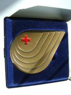 Het Rode Kruis plaquette Brons voor 40x bloedgeven, Postzegels en Munten, Nederland, Ophalen of Verzenden, Brons
