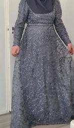 Abiye maat 48, Ophalen, Galajurk, Blauw, Maat 46/48 (XL) of groter