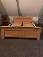 Tweepersoons ledikant 145x200, Ophalen, Gebruikt, Beige, Tweepersoons