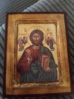 Handgeschilderd Jezus Christus Schilderijtje, Ophalen of Verzenden