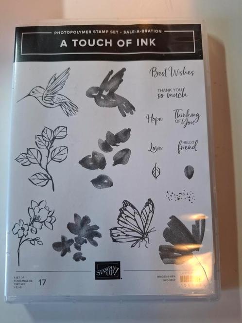 Stampin up stempels: a touch of ink, Hobby en Vrije tijd, Stempelen, Zo goed als nieuw, Ophalen of Verzenden