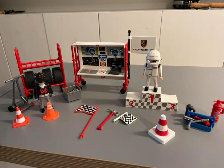 Playmobil Formule 1 Set, Kinderen en Baby's, Speelgoed | Playmobil, Zo goed als nieuw, Complete set, Ophalen of Verzenden