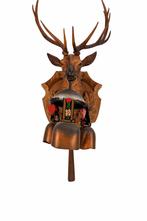 Vintage hertenhoofd wanddecoratie | West-Duitsland | 60 - 70, Ophalen of Verzenden, Gebruikt, Hert, Gewei of Kop