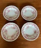 4 Villeroy & Boch Valeria rood diepe borden, Huis en Inrichting, Keuken | Servies, Ophalen of Verzenden, Zo goed als nieuw, Bord(en)