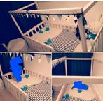 Uniek kinderbed na ledikantje,1-persoonsmaat. In 4 delen., Ophalen, Gebruikt