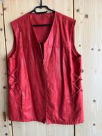 Gilet rood polyester maat 44, Kleding | Dames, Bodywarmers, Ophalen of Verzenden, Zo goed als nieuw, Rood