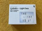 Light box lichtbox 15 x 20 cm, Huis en Inrichting, Woonaccessoires | Tekstborden en Spreuken, Ophalen of Verzenden, Nieuw