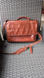 Tas, leer, Ophalen of Verzenden, Gebruikt, Bruin, Overige typen