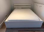 Ikea bed wit 140cm bij 200cm inclusief lattenbodem, Huis en Inrichting, Ophalen, Gebruikt, Wit, Tweepersoons