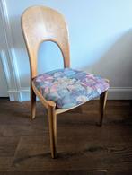 Niels Koefoed vintage  eetkamerstoelen 4x  Deens Design, Gebruikt, Bruin, Vintage, Ophalen of Verzenden