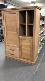 Eiken opbergkast, Huis en Inrichting, Kasten | Buffetkasten, Ophalen, Gebruikt, 25 tot 50 cm