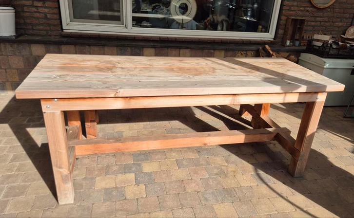 Douglas houten tuintafel - Intratuin, Tuin en Terras, Tuintafels, Rechthoekig, Hout, Ophalen of Verzenden