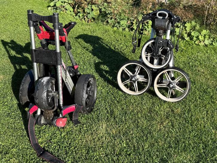 Fastfold + Bagboy golftrolley, Sport en Fitness, Golf, Gebruikt, Golfkar, Overige merken, Ophalen