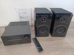 Teufel KB 42 Versterker met Set Hitachi AXM 9210C Speakers, Overige merken, Gebruikt, Ophalen of Verzenden, 60 tot 120 watt