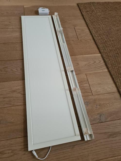 LED Paneel 120x30cm Pro 40W 4000K met toebehoren, Huis en Inrichting, Lampen | Plafondlampen, Zo goed als nieuw, Kunststof, Ophalen of Verzenden