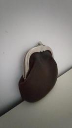 X3 - VINTAGE  lederen koopmansbeurs, Sieraden, Tassen en Uiterlijk, Portemonnees, Gebruikt, -, Ophalen of Verzenden, -