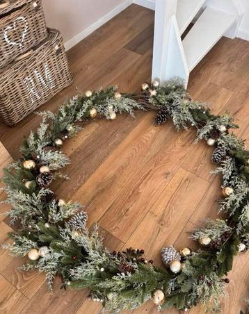 Riviera maison grote kerst krans 150 cm Ø christmas wreath beschikbaar voor biedingen
