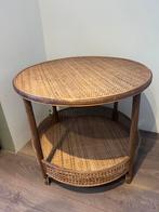 Rotan salontafel, Huis en Inrichting, Tafels | Salontafels, Ophalen, 50 tot 100 cm, 50 tot 75 cm, Rond