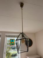 Koperen Glas Hanglamp - Prima Staat!, Ophalen, Zo goed als nieuw, Glas, Minder dan 50 cm