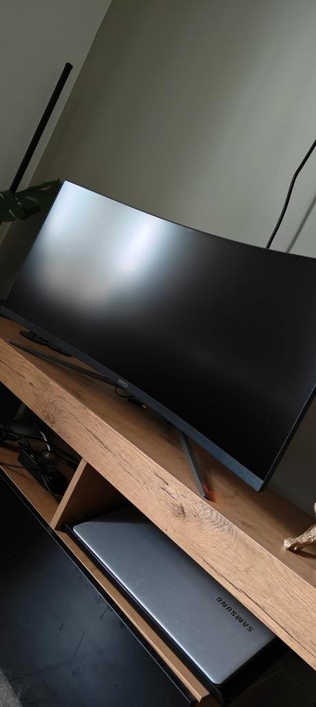 MSI Curved Gaming Monitor 34 inch, Computers en Software, Monitoren, Zo goed als nieuw, 151 t/m 200 Hz, DisplayPort, HDMI, Gaming