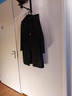 SUEDE /LEREN LANGE JAS MAAT 36/38 DONKER BLAUW, Ophalen of Verzenden, Nieuw, Maat 36 (S), Zwart