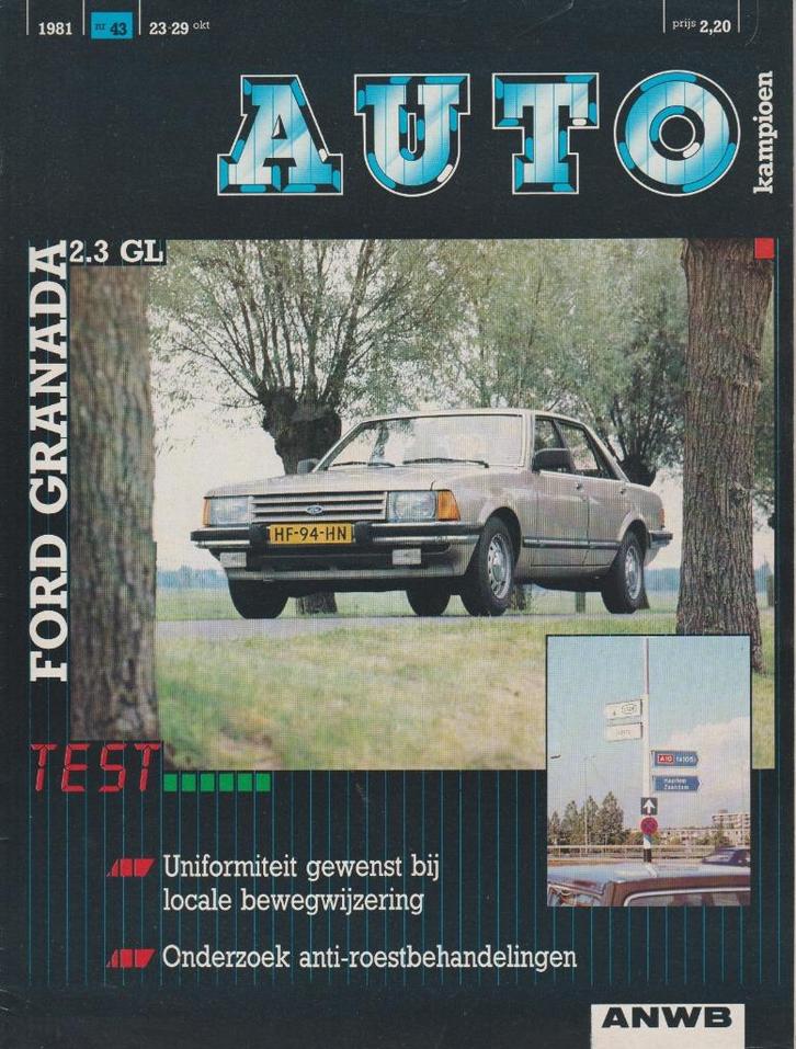 Ford Granada 2 testen in Autovisie e.a., Boeken, Auto's | Folders en Tijdschriften, Gelezen, Ford, Ophalen of Verzenden