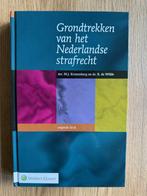 Grondtrekken van het Nederlands strafrecht 9e druk, Ophalen of Verzenden, Zo goed als nieuw, WO, M.J. Kronenberg; B. de Wilde