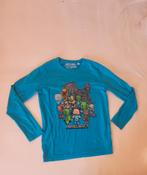 Minecraft blauw lange mouw t-shirt 170, Jongen of Meisje, Ophalen of Verzenden, Zo goed als nieuw, Shirt of Longsleeve
