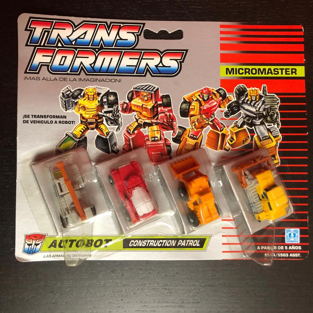 Transformers G1 MicroMaster Construction Patrol 1990, Verzamelen, Transformers, G1, Ophalen of Verzenden, Nieuw, Autobots