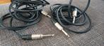 stagg nac3psr stereo jack 6mm kabels 2st 3mtr, Ophalen of Verzenden, Zo goed als nieuw