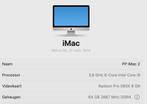iMac (2019) 27" 5k, 3,6 Ghz 8 core i9, 512 SSD, 64GB Ram, Ophalen, 64 GB of meer, SSD, IMac