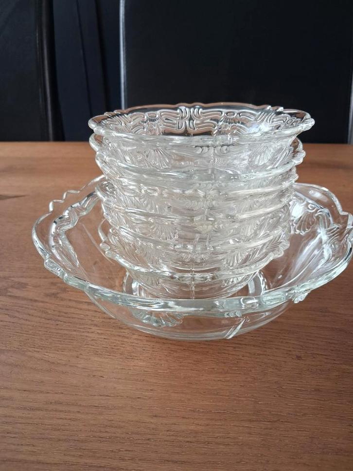 JOSEF INWALD schalen set - Art Deco, Antiek en Kunst, Antiek | Glas en Kristal, Ophalen of Verzenden