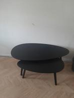 Salon tafel zwart, Ophalen of Verzenden, Zo goed als nieuw, Rond, Hout